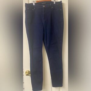 Calvin Klein Jeans Dark Blue Super High Rise Jegging Jeans Size 16/33